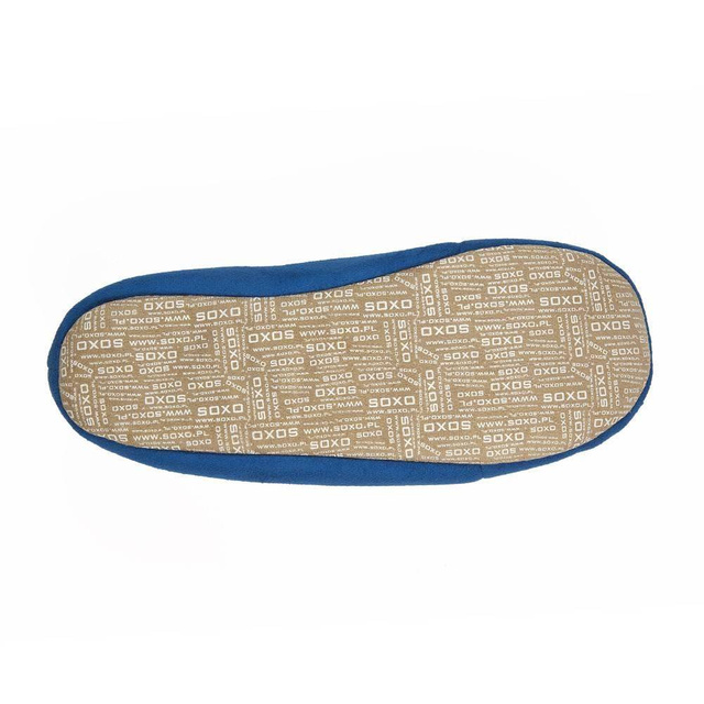 Pantofole da donna ballerine SOXO suola morbida azzurro
