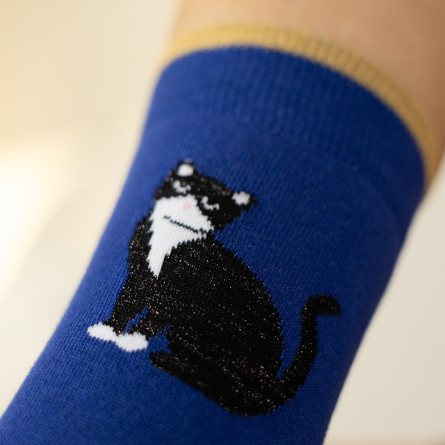 Calzini da donna SOXO gatti in confezione - 3 paia