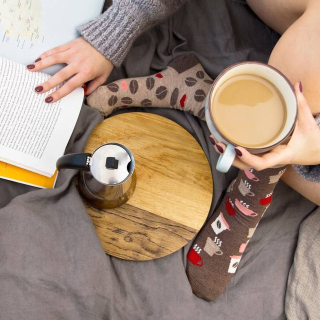 Set di 5 calzini da donna colorati SOXO con pizza