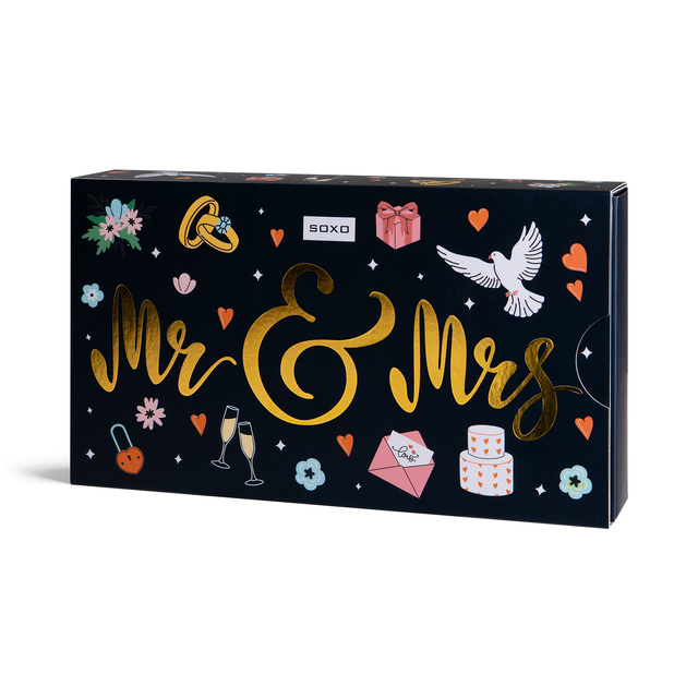 Calzini da donna e da uomo SOXO marito e moglie in confezione – 2 paia