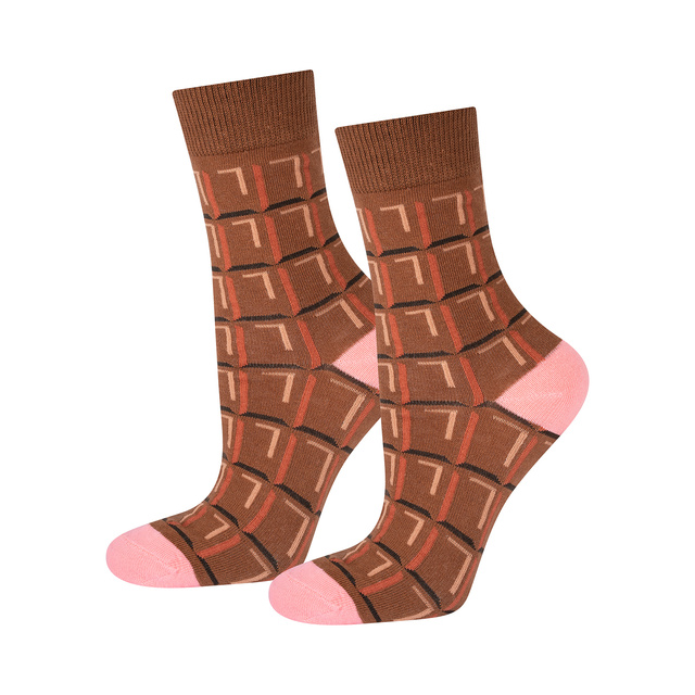Calzini regalo da donna SOXO | barretta di cioccolato | Happy Gift