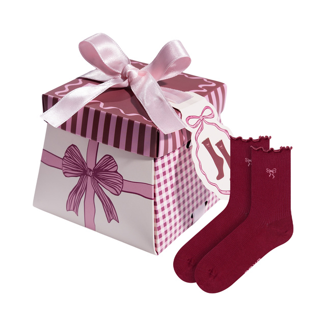 Calzini Regalo con Fiocco