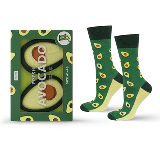 Calzini da donna | SOXO da uomo | Avocado in scatola | idea regalo divertente | calzini divertenti per lei | per lui Unisex