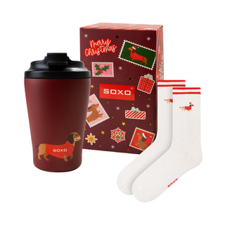 Set Regalo Calzini Bassotto + Tazza Termica
