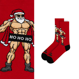 Calzini Di Natale Uomo Soxo – 1-2 Paia, Cotone Morbido, Idee Regalo Divertenti Con Fantasia Di Biscotti E Alberi, Taglia 40-45