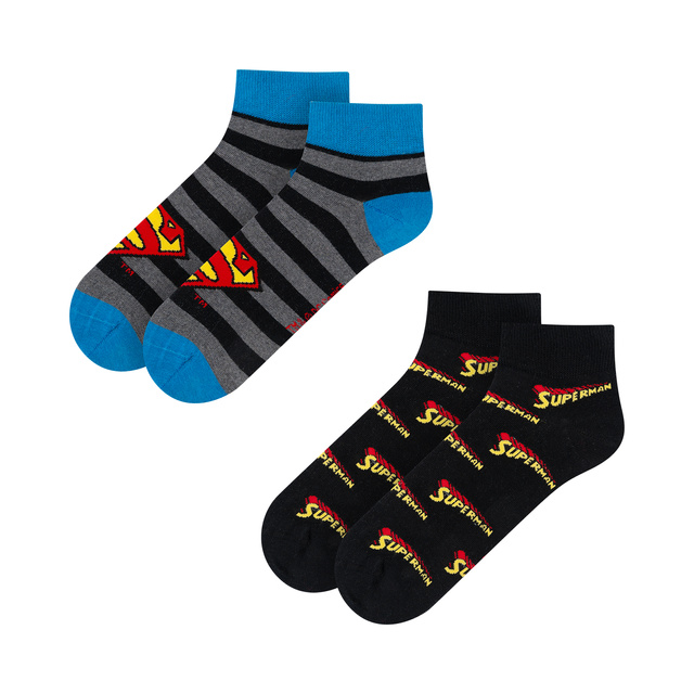 Set di 2 calzini colorati da uomo SOXO Superman DC COMICS