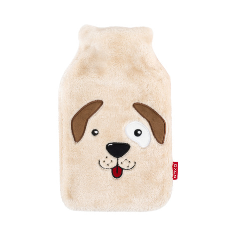 Borsa dell'acqua calda GRANDE 1,8 l Riscaldatore SOXO in una custodia di peluche - Idea regalo per cani