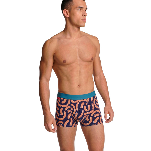 Boxer da uomo SOXO salsicce in scatola | Regalo divertente | giorno del ragazzo | Mutandine di cotone per Lui