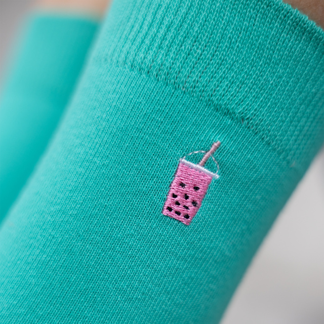 Calzini Soxo Bubble Tea turchesi da uomo - 2 paia