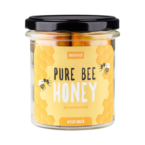 Coloratissimi SOXO GOOD STUFF Calzini Pure Bee Honey in un divertente barattolo 