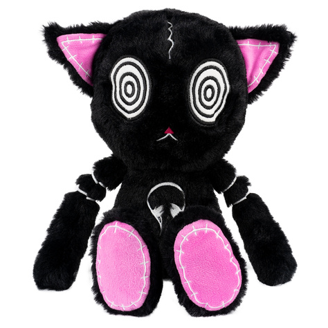 Gus Fink, gatto nero mascotte HypnoCat Plushie Pal