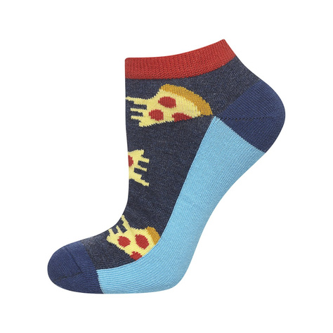 Set di 2x Piedi da uomo colorati SOXO GOOD STUFF pizza in cotone 