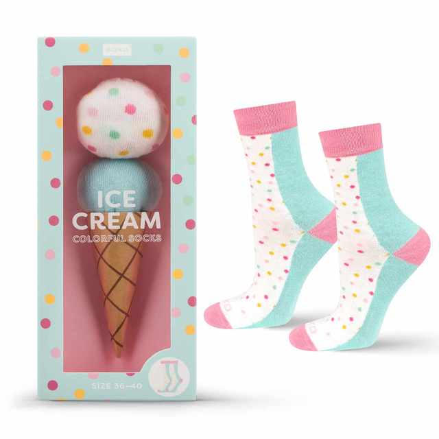 Calze da donna SOXO | Gelato in scatola | Grande idea regalo