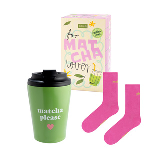 Set Regalo Calzini Matcha + Tazza Termica