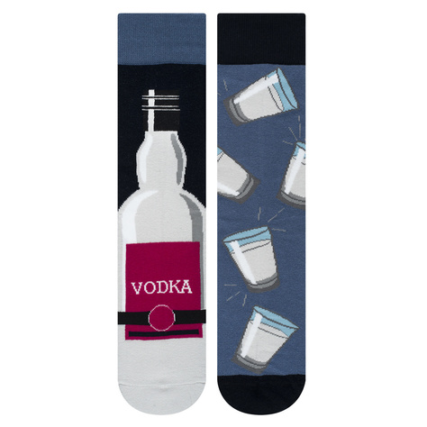 Set di 2 calzini colorati SOXO Vodka e cioccolato