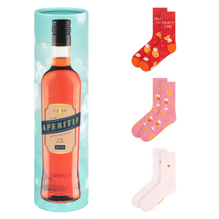 Set di 3x calze da donna SOXO | Aperitif in un tubetto regalo