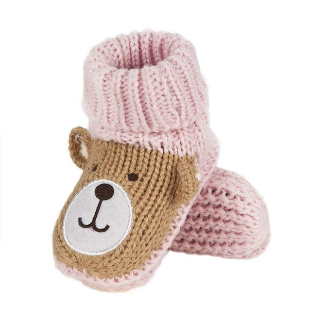 Pantofole rosa SOXO con orsacchiotto