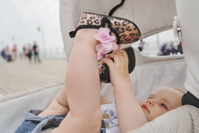 Pantofole ballerine SOXO con stampa leopardata