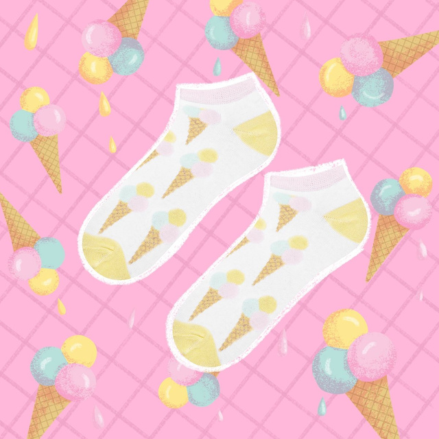 Calzini colorati da gelato SOXO GOOD STUFF da donna