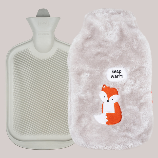 Borsa dell'acqua calda grigia SOXO riscaldatore keep warm