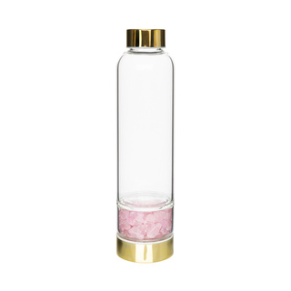 Borraccia al quarzo rosa 450mL