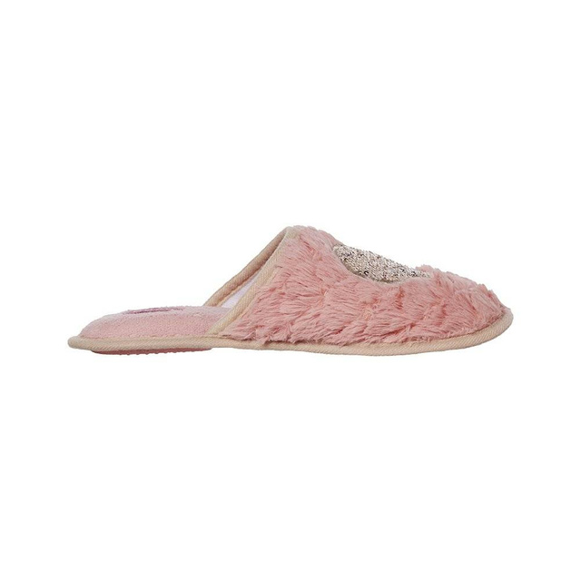SOXO Pantofole da donna 'Sequin cuore' rosa