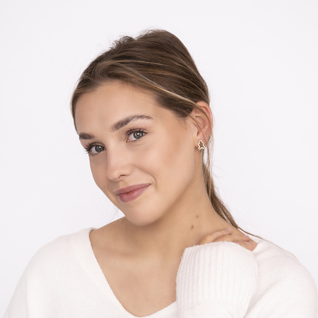 Orecchini SOXO | set di orecchini albero di Natale | Biscotto Ludek | Canne di Natale | idea regalo per lei | Natale