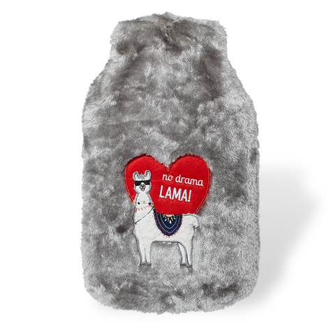 Grande borsa dell'acqua calda grigia 1.8L SOXO con coperchio LAMA