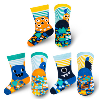 Set di 3 calzini colorati per bambini SOXO monsters