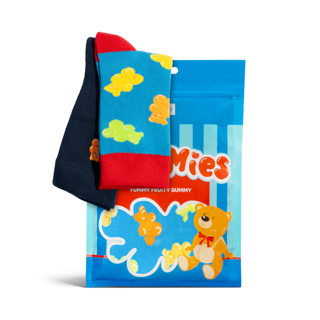 Set di 2x calze Soxo da uomo con gelatina