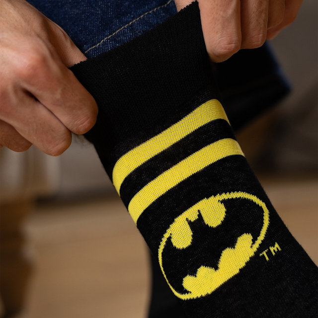 Calze da uomo DC Comics Batman/Superman - 3 paia