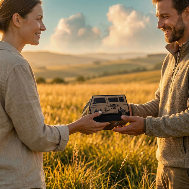 Set Regalo Calzini Camper + Tazza Termica