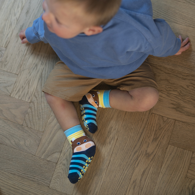 Set di 3 calzini colorati per bambini SOXO animali 