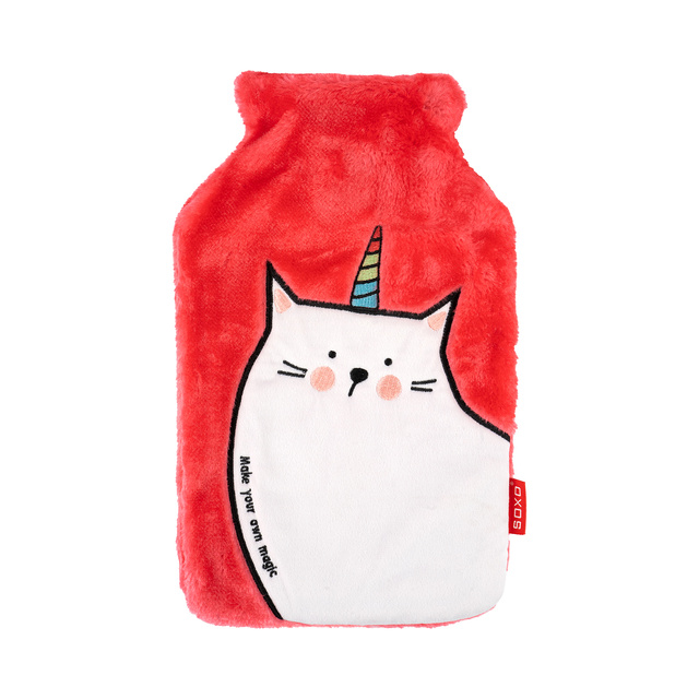 SOXO scaldabiberon rosa con un gatto unicorno