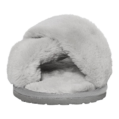 SOXO Pantofole da donna grigio furry