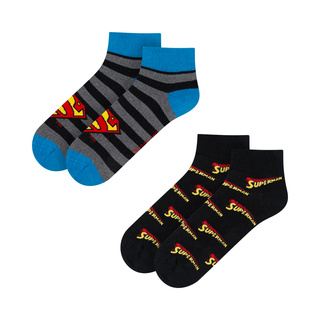 Set di 2 calzini colorati da uomo SOXO Superman DC COMICS