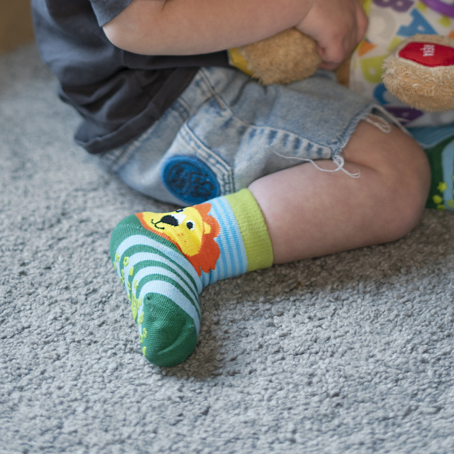 Set di 3 calzini colorati per bambini SOXO animali 