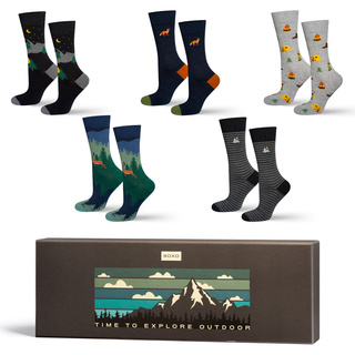 Calzini colorati da uomo SOXO Adventure - 5 paia