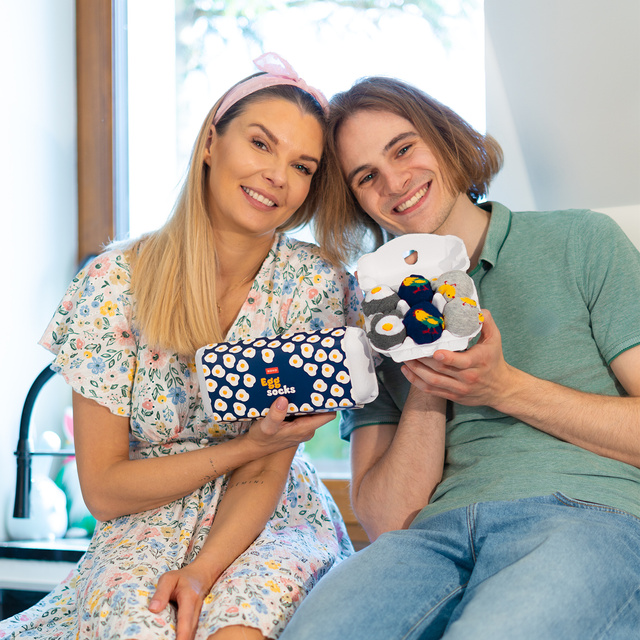 Piedi colorati in rilievo da uomo SOXO - 3 paia