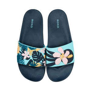 Premium Donna Uomo SOXO Beach Flip Flops in Floral | Ideale per le vacanze estive e la piscina | Gomma