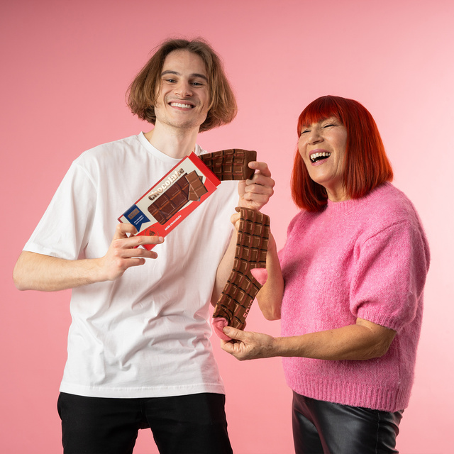 Calzini regalo da donna SOXO | barretta di cioccolato | Happy Gift