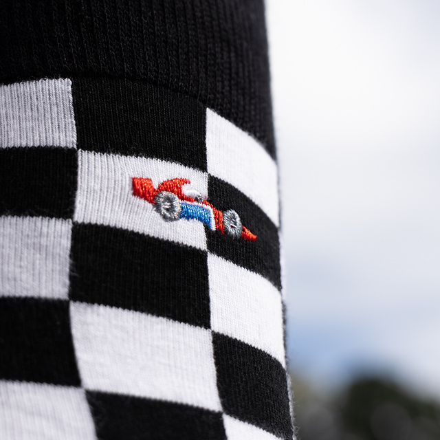Calzini a tema Formula 1 – in stile biglietto regalo