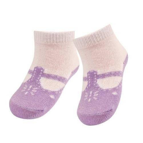 Calzini viola SOXO per bambini ballerine classiche