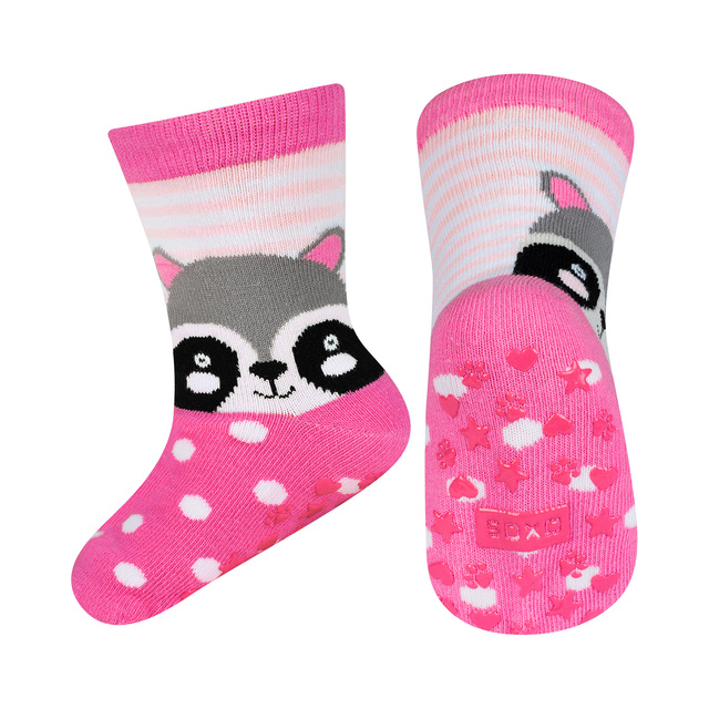 Set di 3 calzini colorati per bambini SOXO animali