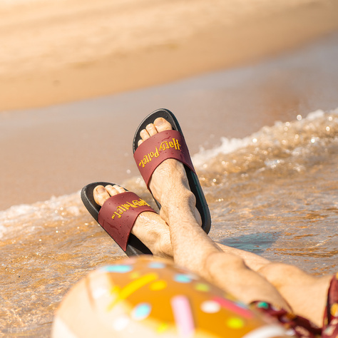 Infradito da spiaggia da donna per uomo SOXO HARRY POTTER | Perfetto per una vacanza al mare e una piscina | Materiale in gomma