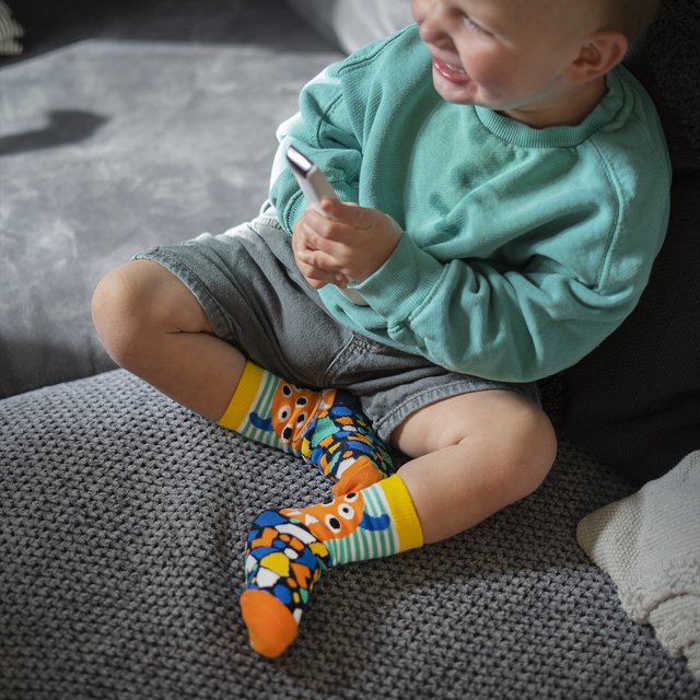 Set di 3 calzini colorati per bambini SOXO monsters