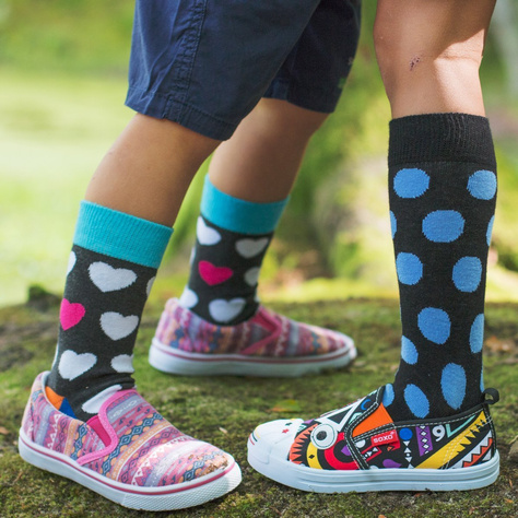 Sneakers per bambini SOXO colorate con motivi