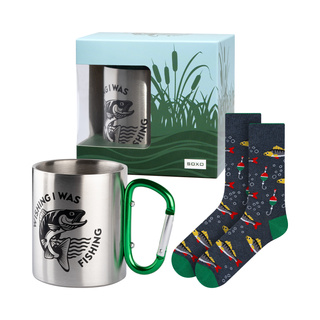 Set Calzini uomo + Tazza Soxo Pesci