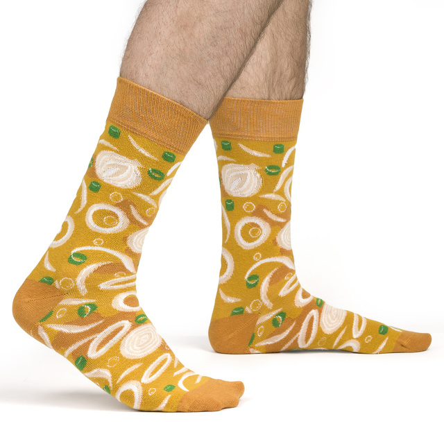 Calzini da donna | Zuppa di cipolle SOXO GOOD STUFF da uomo in un regalo per lei | per Lui Unisex