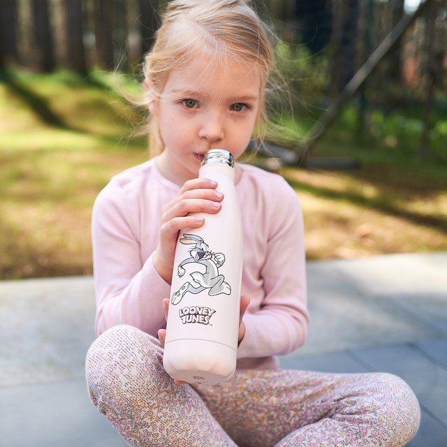 Bottiglia termica 500mL Rosa | resistente e pratica | Warner Bros | Bugs Bunny